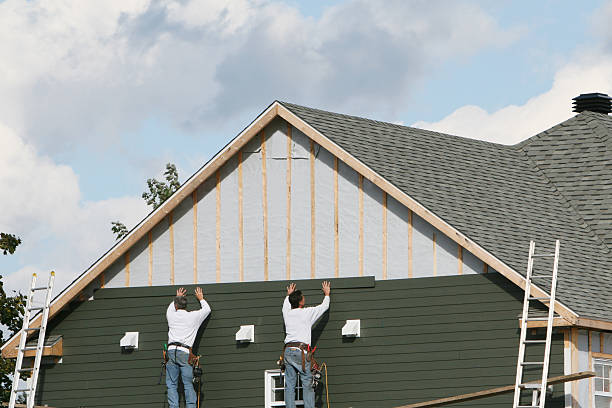 Professional Siding Repair technician working in Glencoe, FL